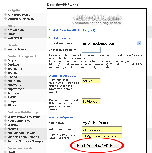 Install Openx Cpanel