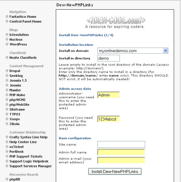 Install Openx Cpanel