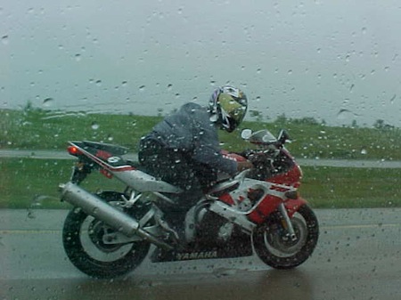 Ride Bike on rain 