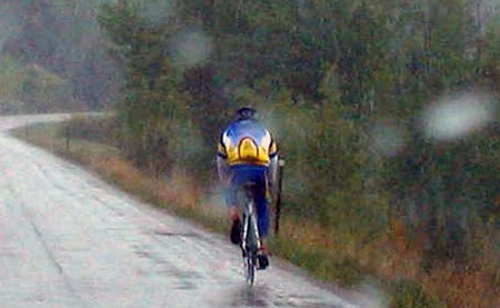 Ride Bike on rain