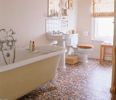 Resilient Flooring Bathroom. Underlayment should be installed over a layer Resilient Flooring Bathroom. Underlayment should be installed over a layer