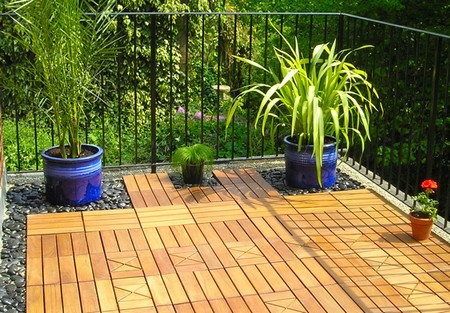 Garden Floor Timber Decking