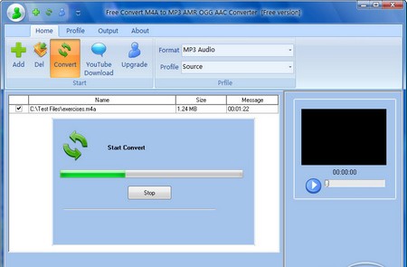 free m4a to mp3 converter 8.0