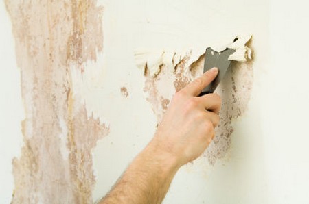 how to remove wallpaper glue. How to Remove Wallpaper