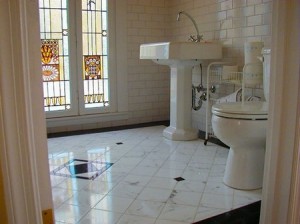 Image showcasing How to Install Resilient Flooring in your Bathroom - Mega How To