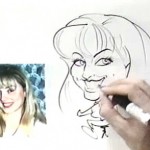 How to Draw the Caricature of a Woman